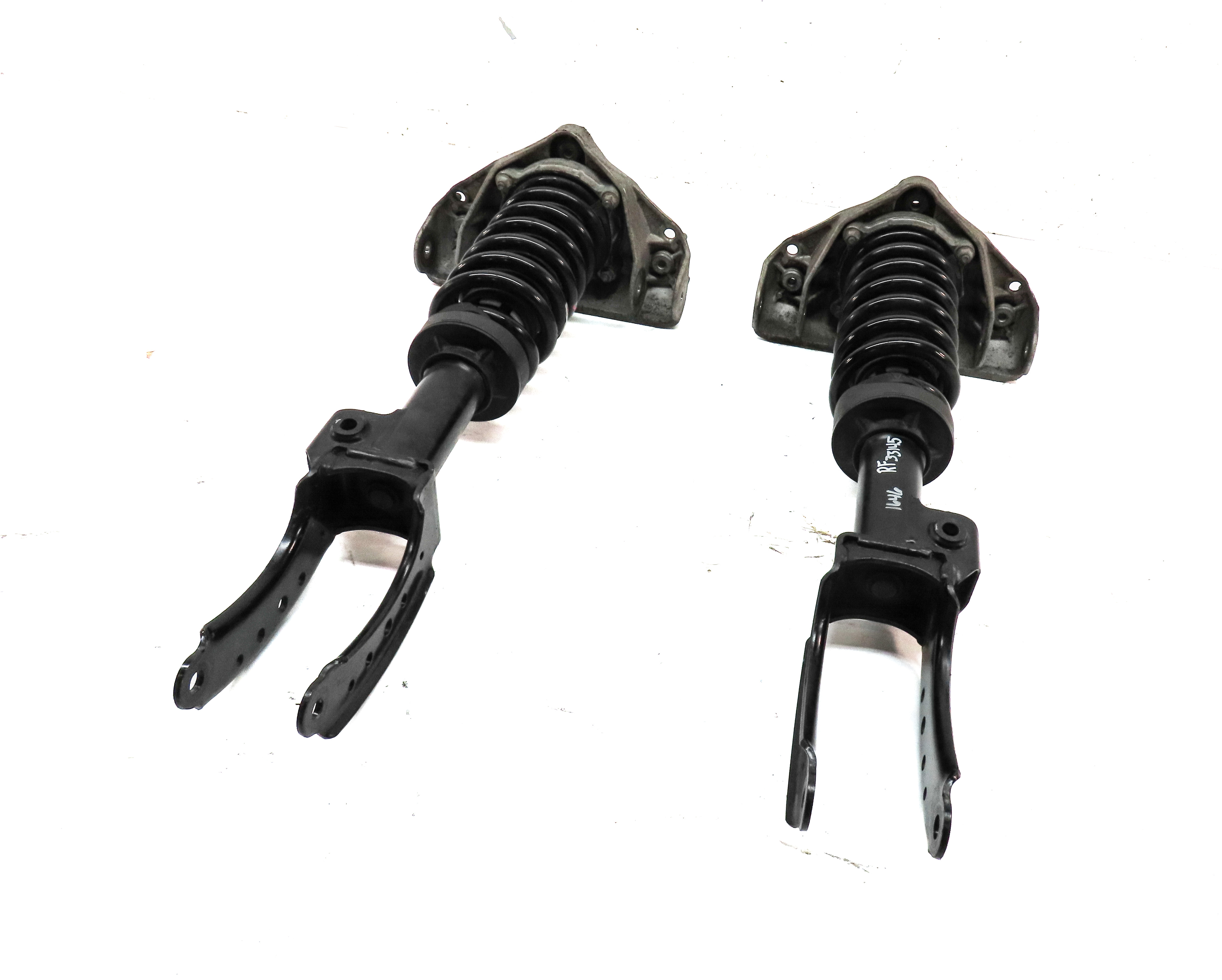 2007-2015 AUDI Q7 (4L) FRONT LEFT & RIGHT SHOCK STRUT SET-2 (COMFORT SUSPENSION) — exact item pictured